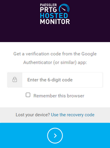 Log In With Multifactor Authentication Log In With Multifactor Authentication